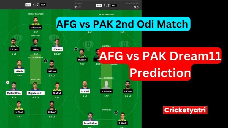 AFG vs PAK Dream11