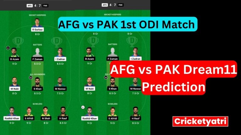 AFG vs PAK Dream11