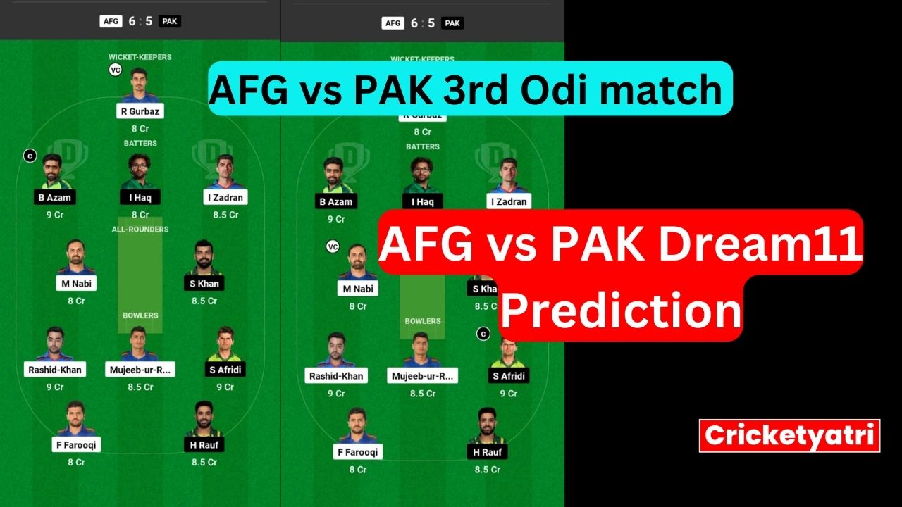 AFG vs PAK Dream11