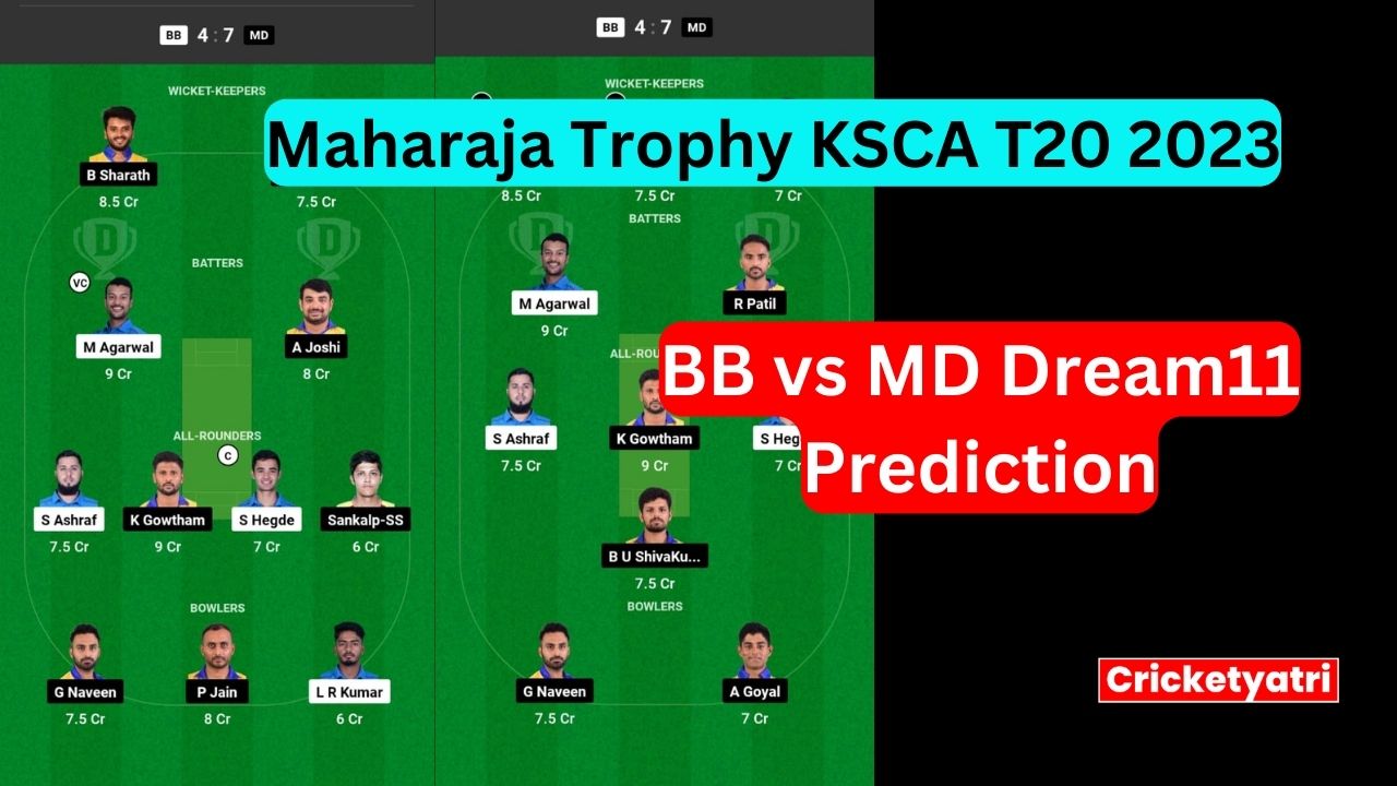 BB vs MD Dream11