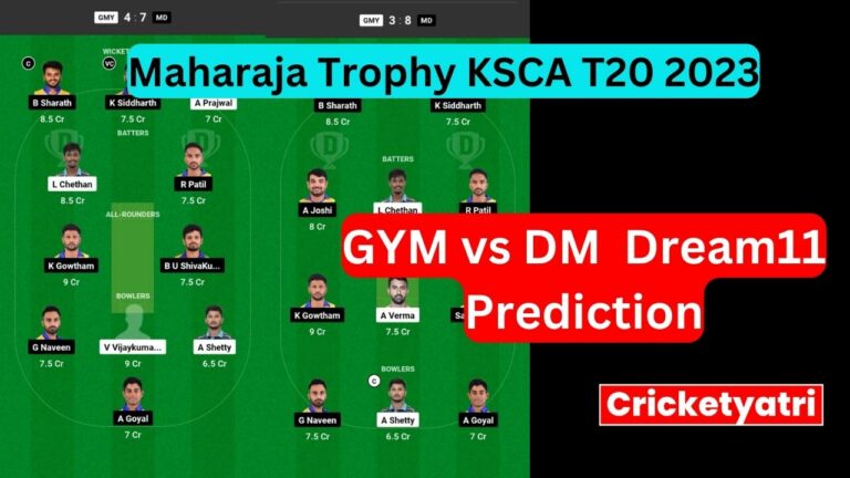 GYM vs DM Dream11