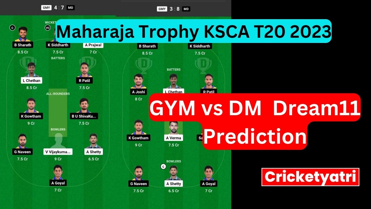 GYM vs DM Dream11