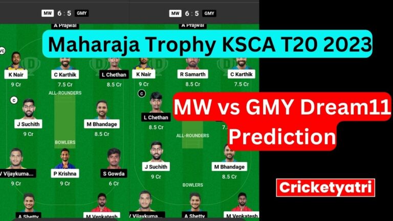 MW vs GMY Dream11 Prediction in Hindi