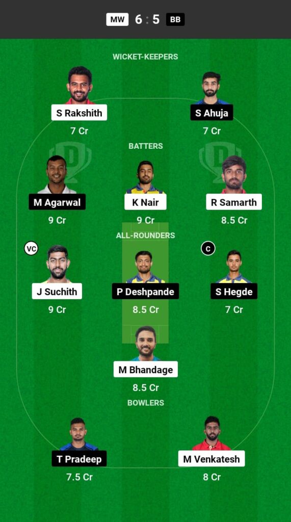 MY vs BB Dream11