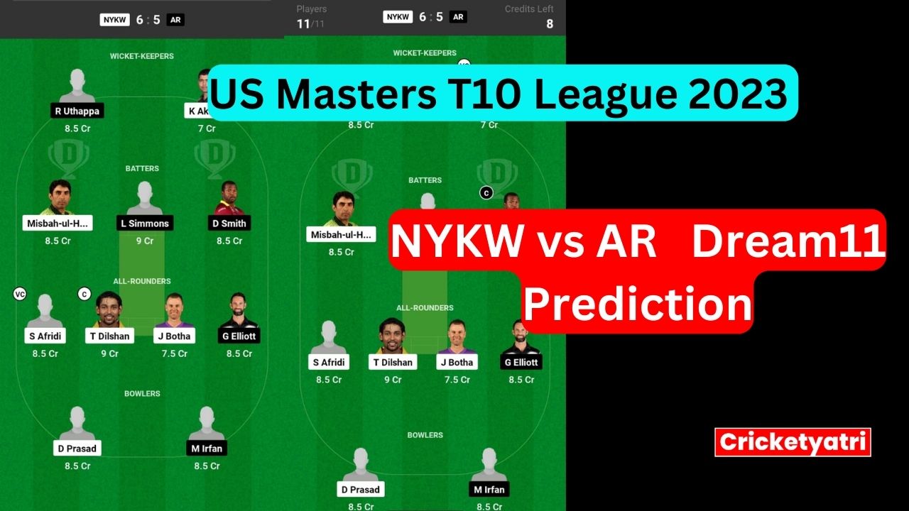 NYKW vs AR Dream11