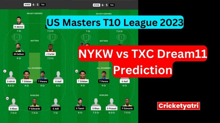 NYKW vs TXC Dream11