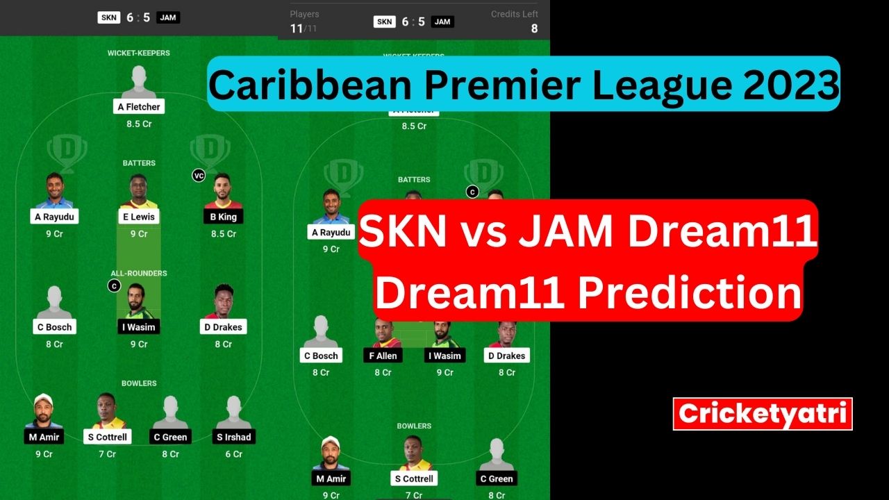 SKN vs JAM Dream11