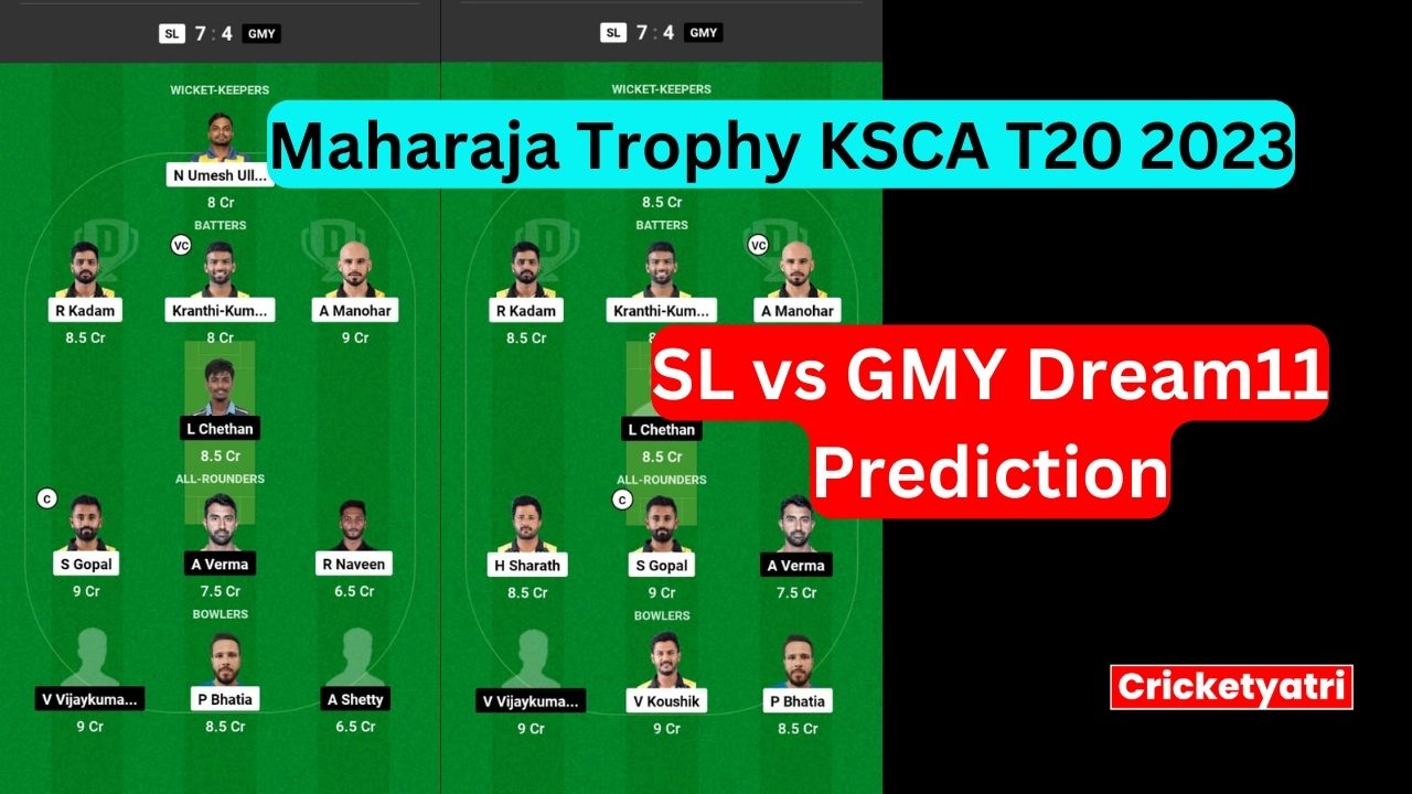 SL vs GMY Dream11