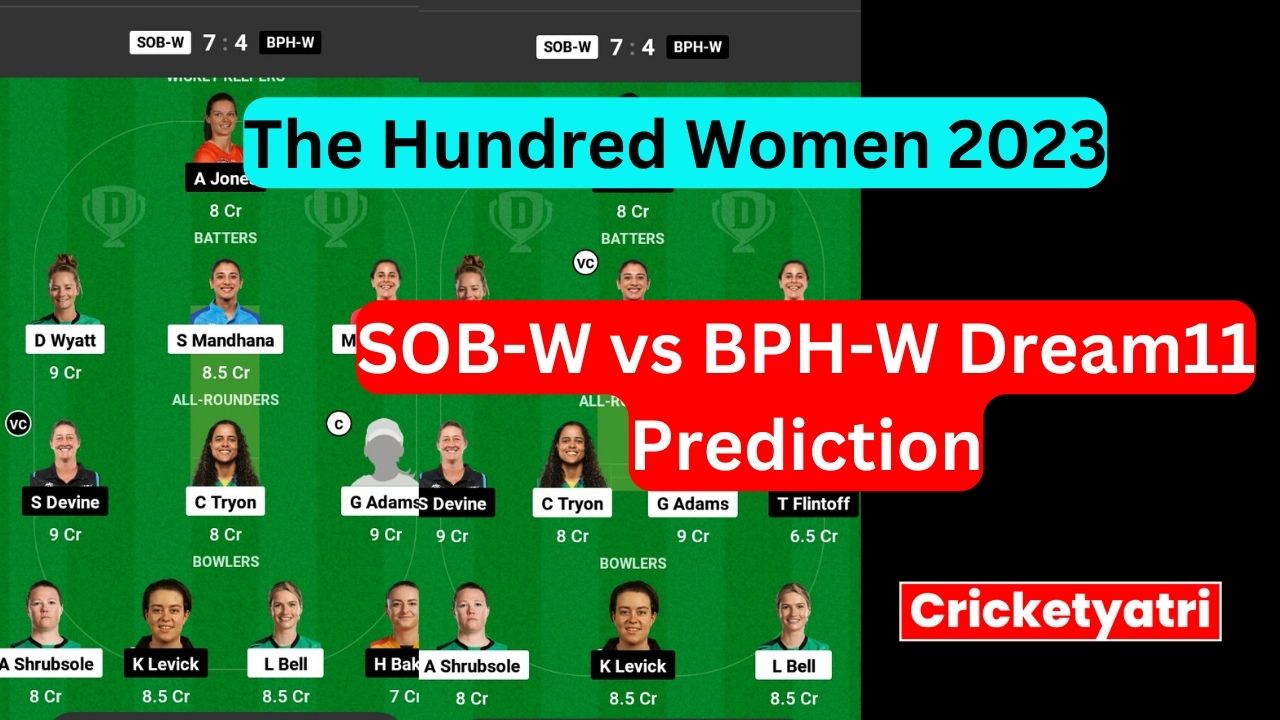 SOB-W vs BPH-W Dream11 Prediction in Hindi