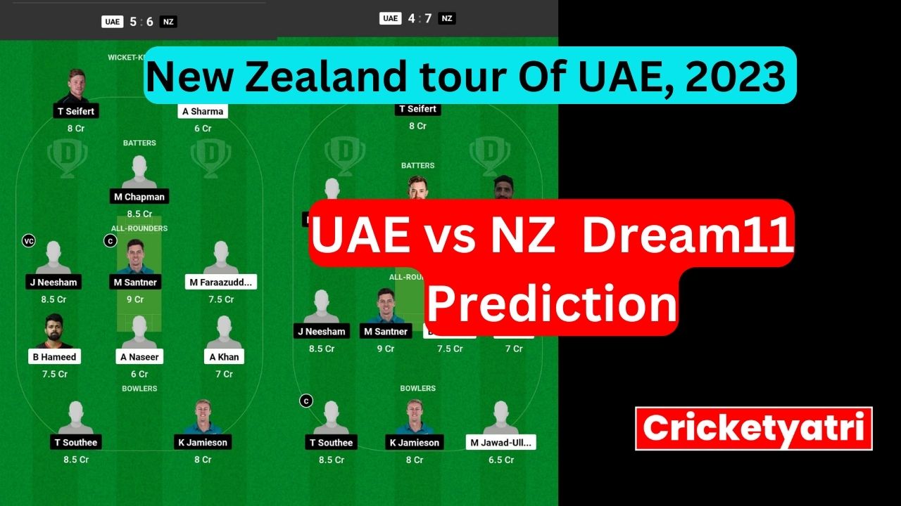 UAE vs NZ Dream11