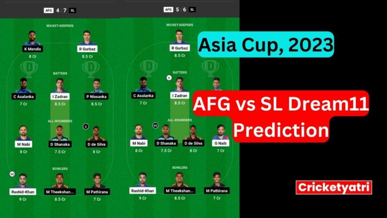 AFG vs SL Dream11