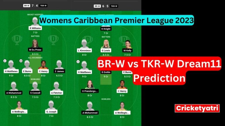 BR-W vs TKR-W Dream11