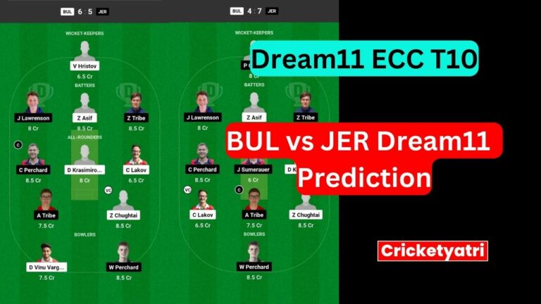 BUL vs JER Dream11