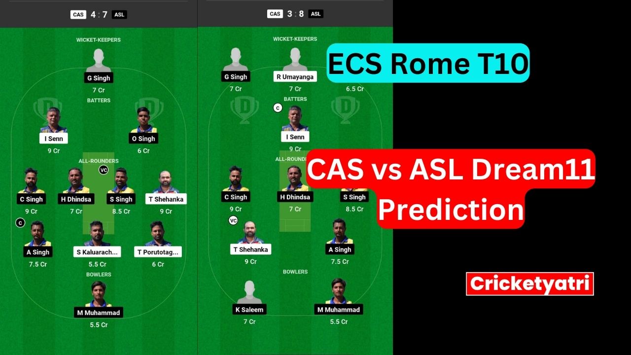 CAS vs ASL Dream11