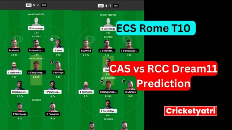 CAS vs RCC Dream11