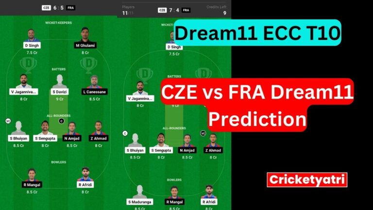 CZE vs FRA Dream11