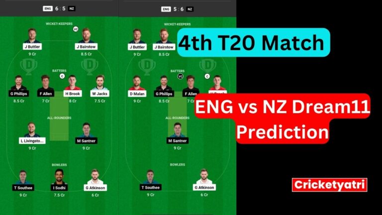 ENG vs NZ Dream11