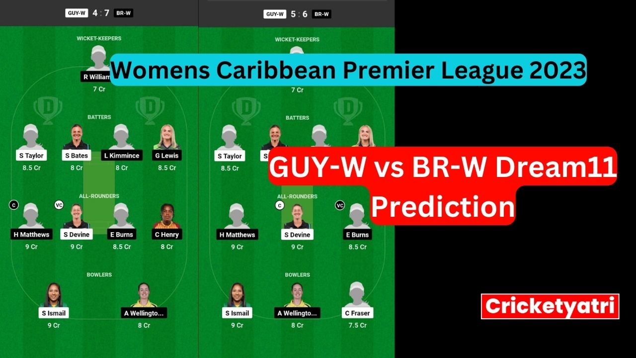 GUY-W vs BR-W Dream11