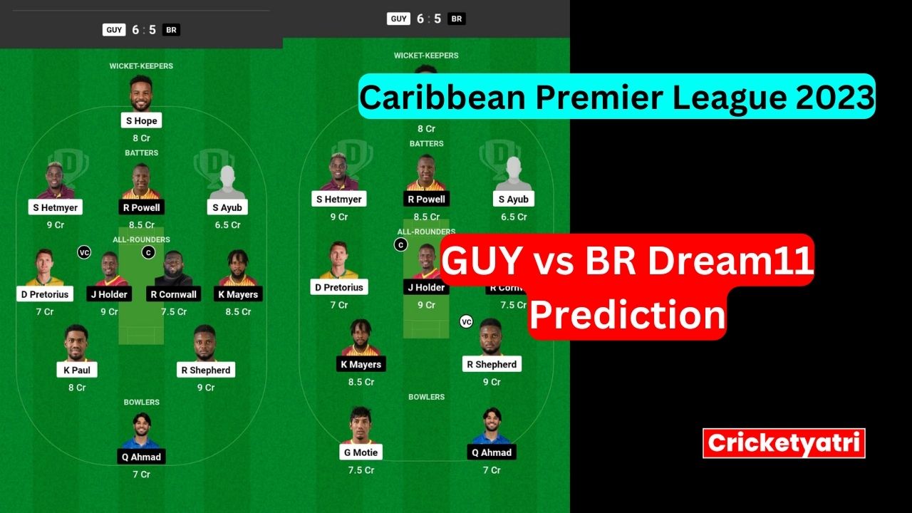 GUY vs BR Dream11