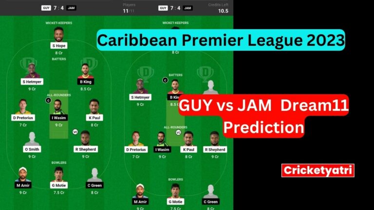 GUY vs JAM Dream11