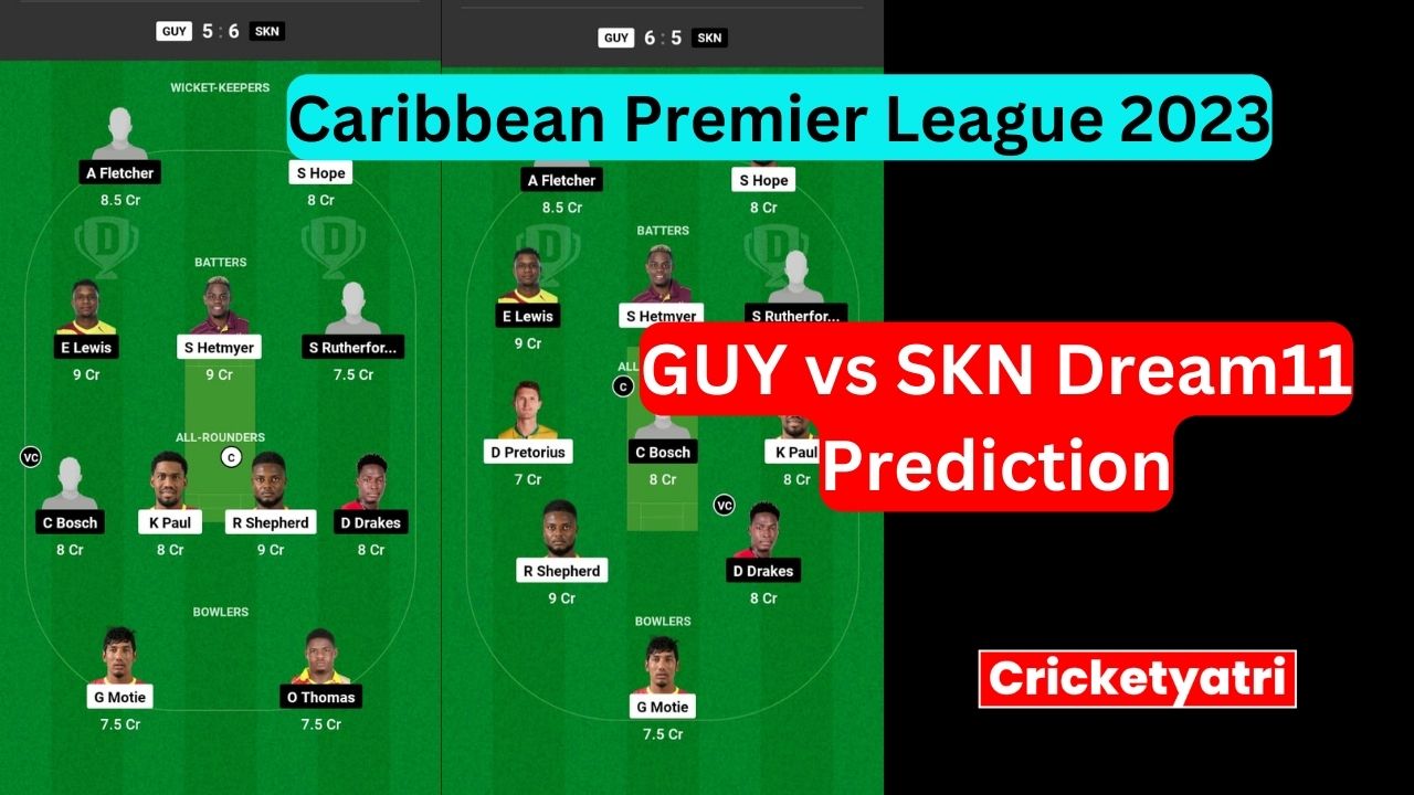 GUY vs SKN Dream11