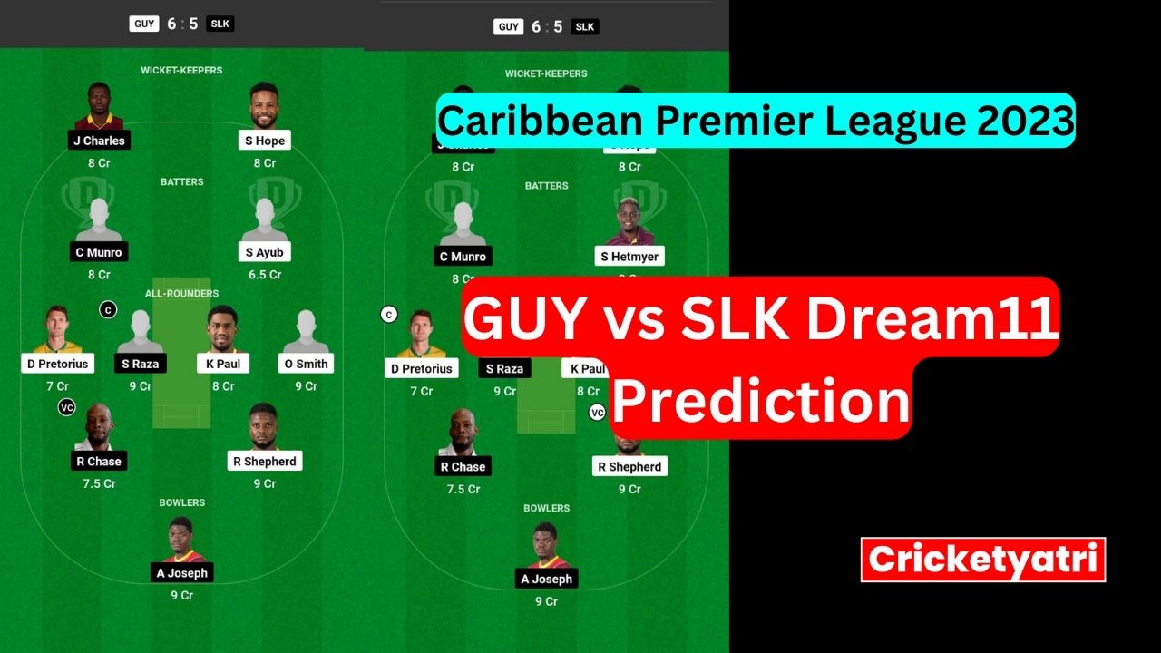 GUY vs SLK Dream11