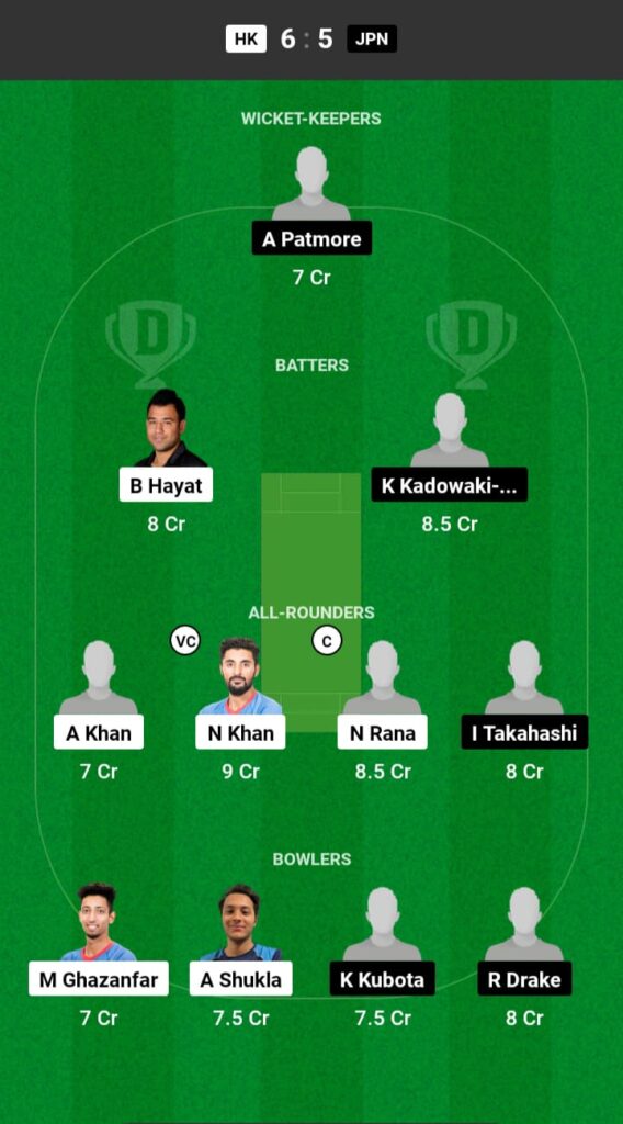 HK vs JPN Dream11 