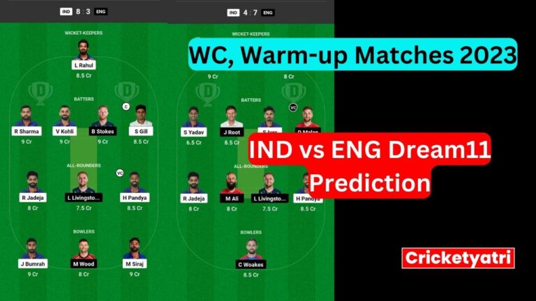 IND vs ENG Dream11