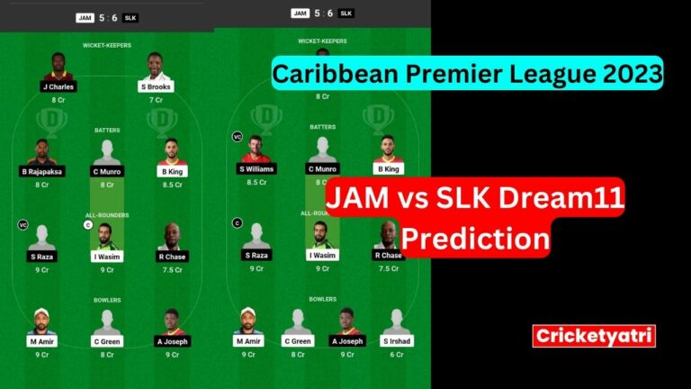 JAM vs SLK Dream11