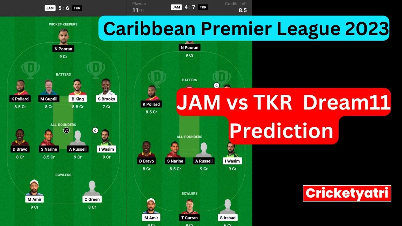 JAM vs TKR Dream11