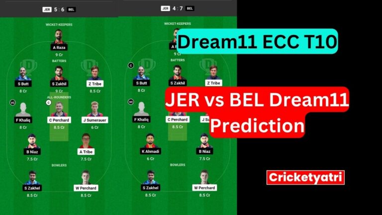 JER vs BEL Dream11
