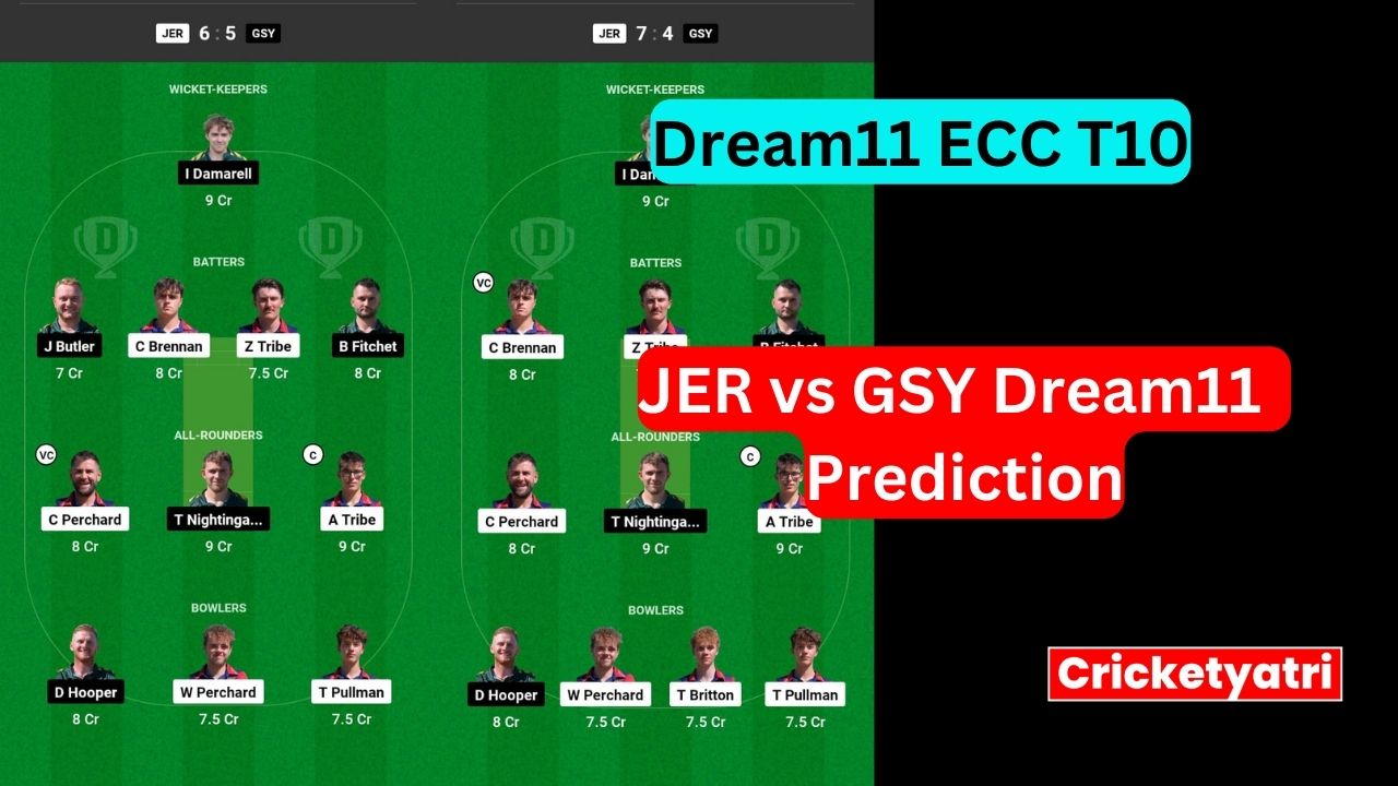 JER vs GSY Dream11