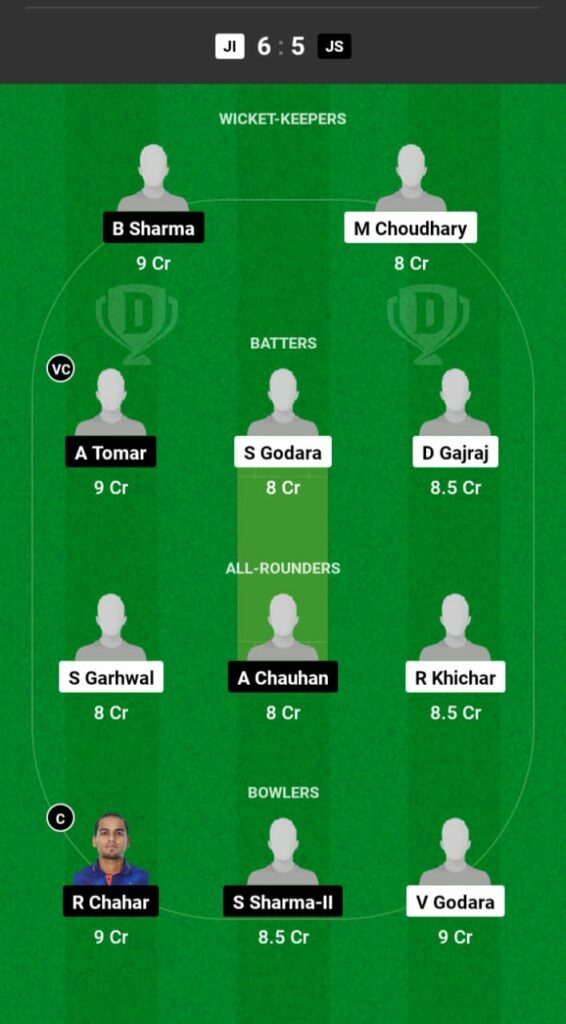 JI vs JS Dream11