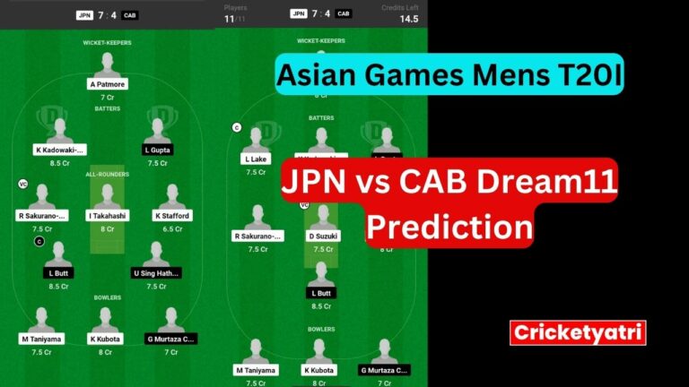 JPN vs CAB Dream11