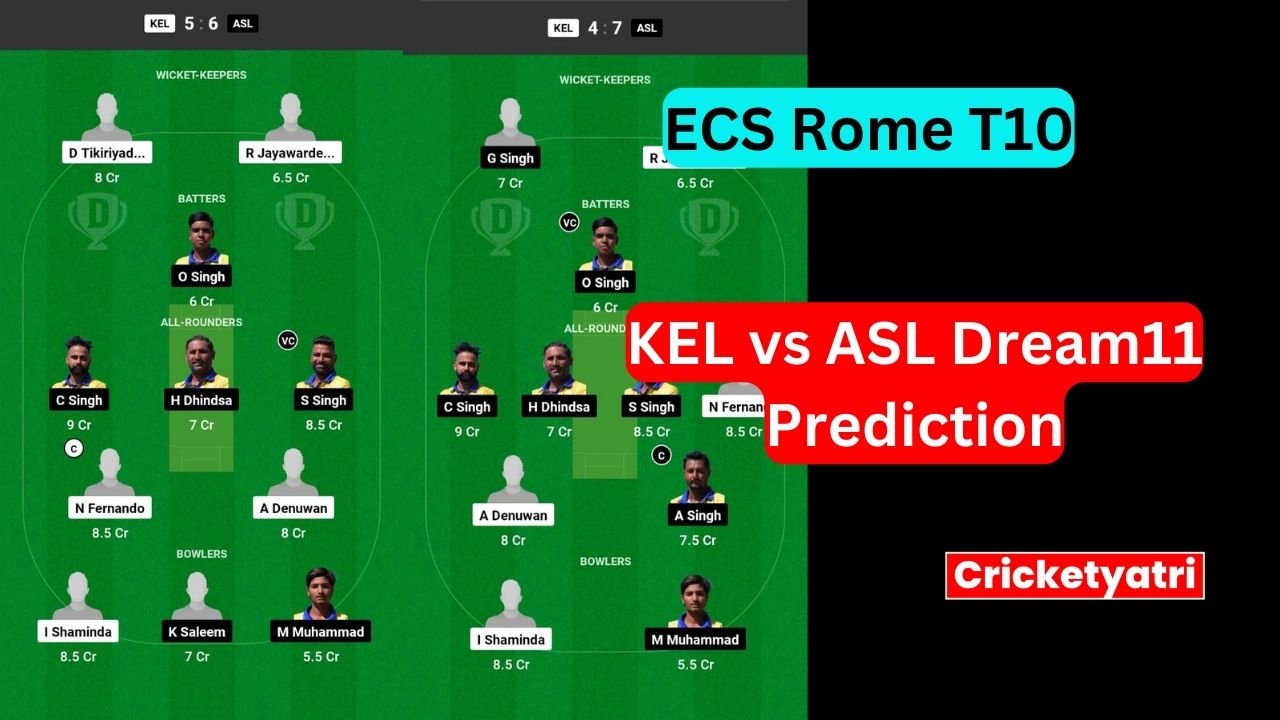 KEL vs ASL Dream11