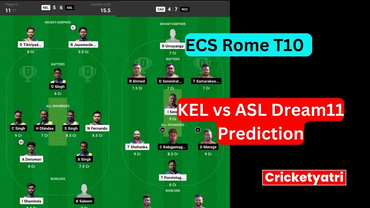 KEL vs ASL Dream11