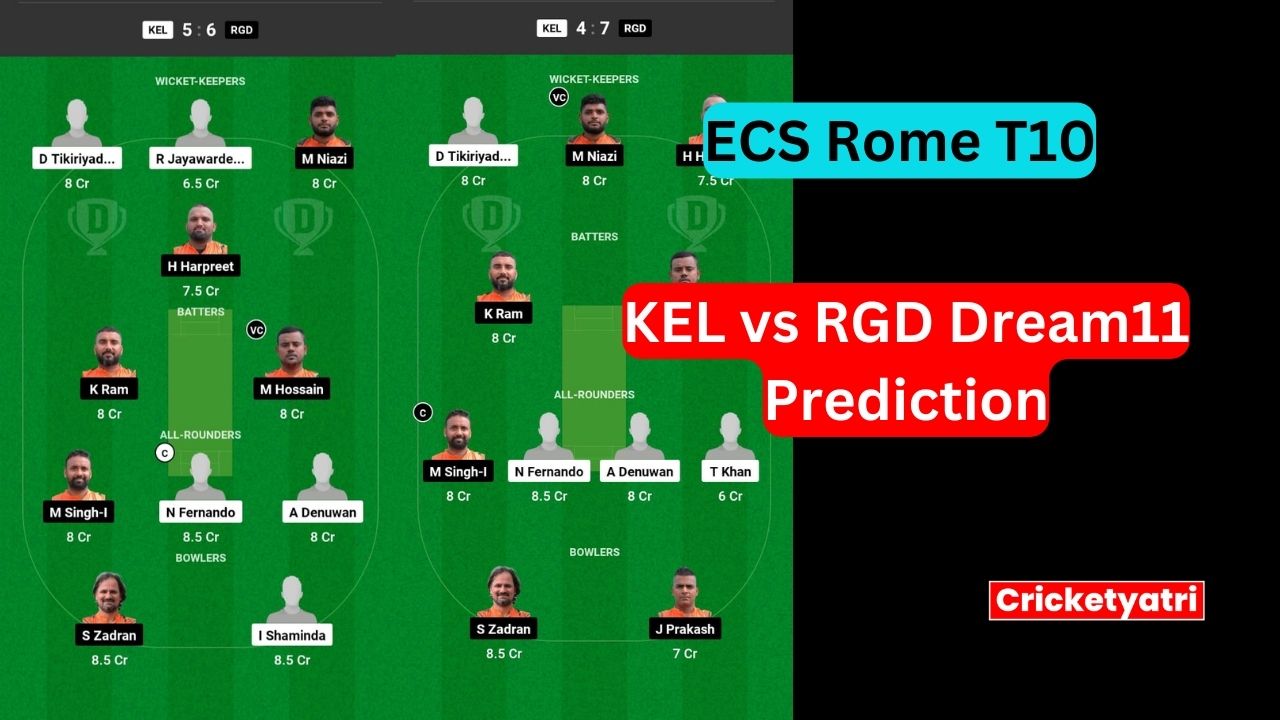 KEL vs RGD Dream11