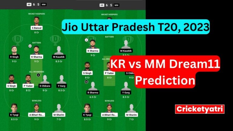 KR vs MM Dream11