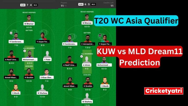 KUW vs MLD Dream11