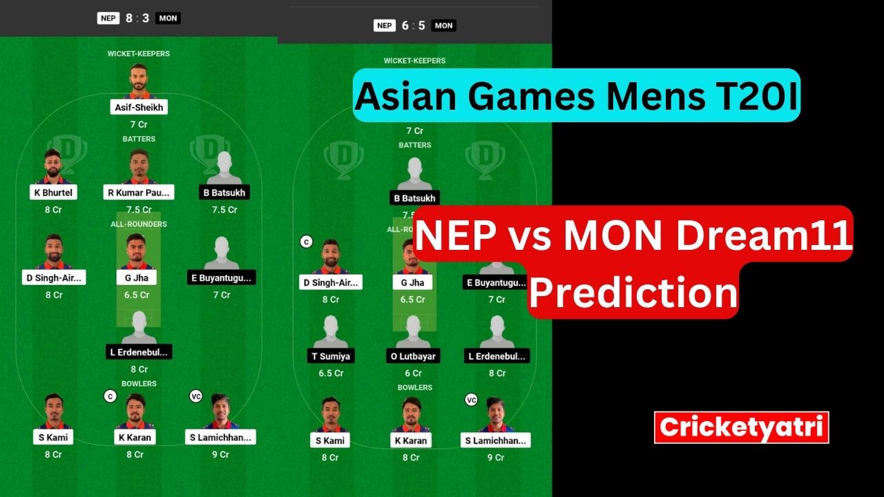 NEP vs MON Dream11