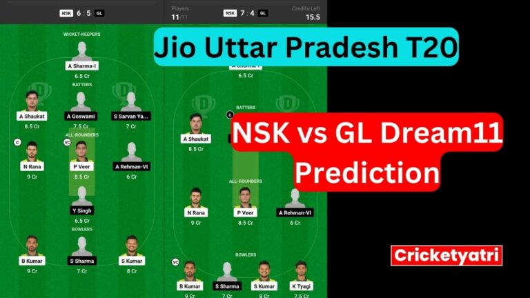 NSK vs GL Dream11