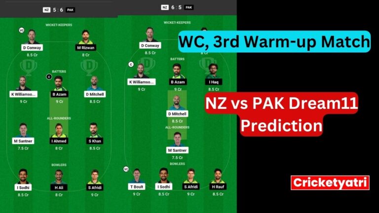 NZ vs PAK Dream11