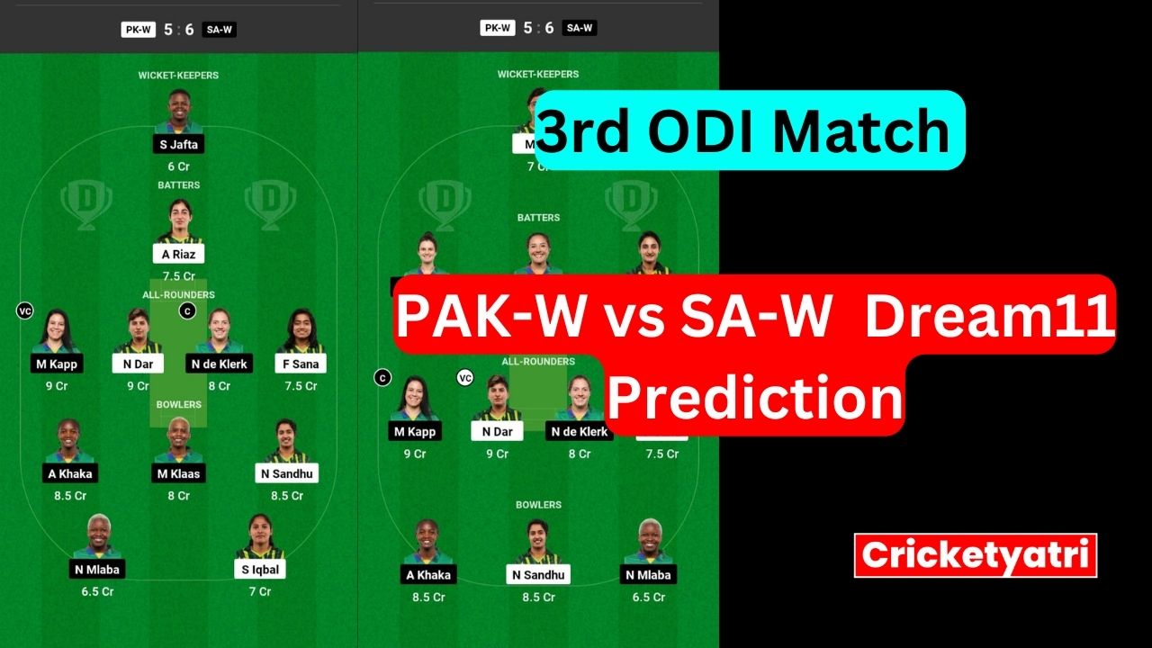 PAK-W vs SA-W Dream11