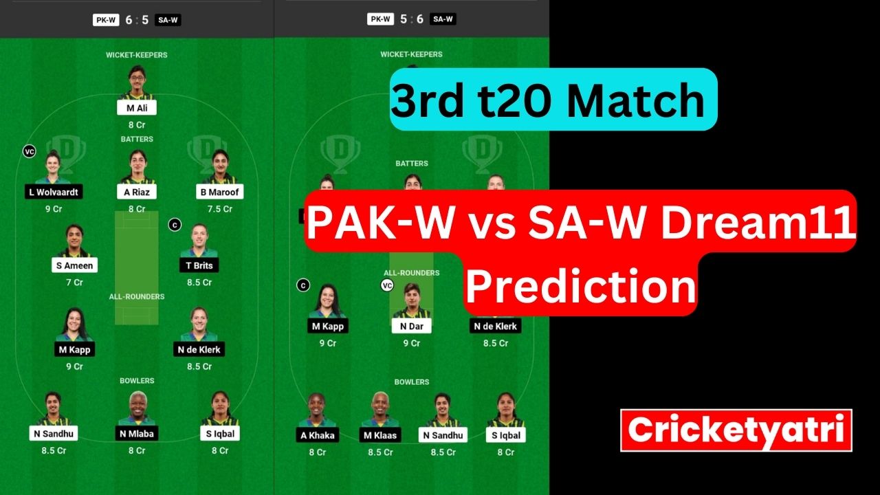 PAK-W vs SA-W Dream11