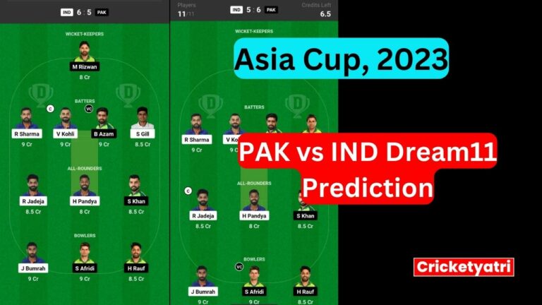 PAK vs IND Dream11
