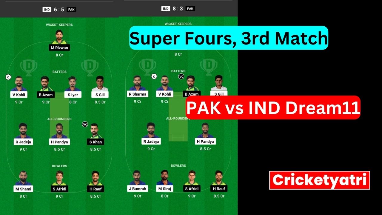 PAK vs IND Dream11