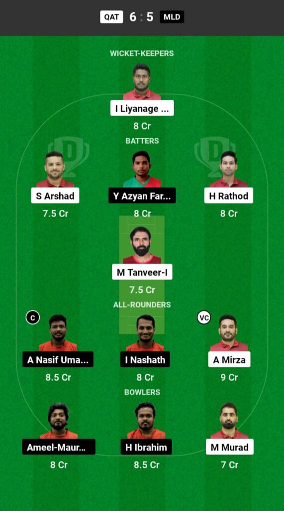 QAT vs MLD Dream11