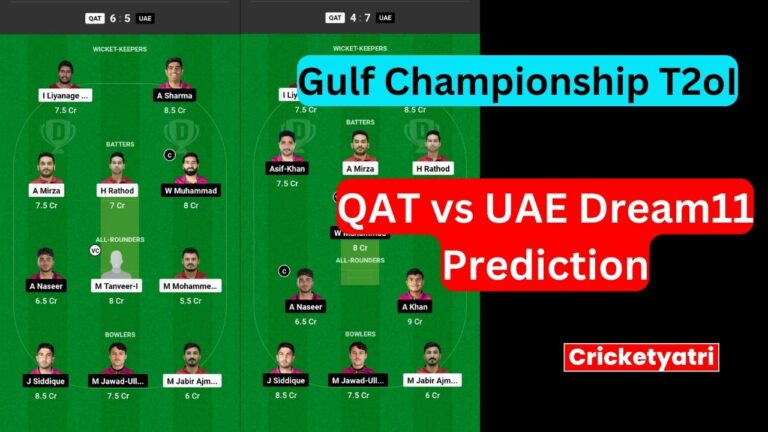 QAT vs UAE Dream11