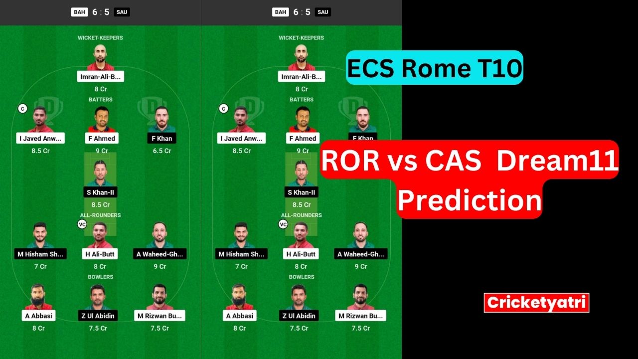 ROR vs CAS Dream11