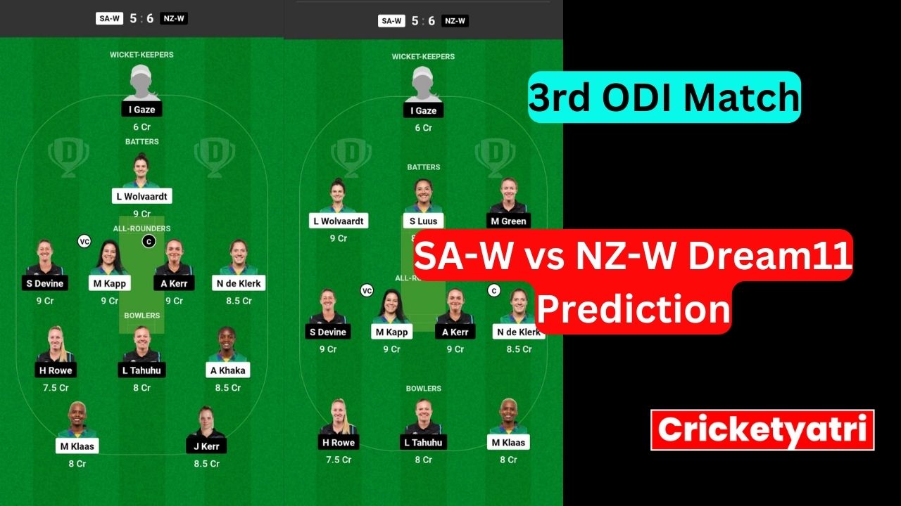 SA-W vs NZ-W Dream11